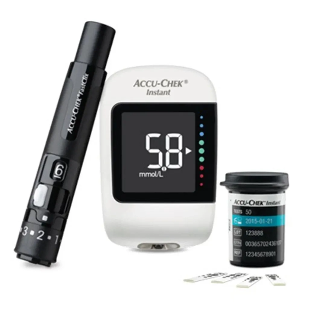 Accu-Chek Instant Blood Sugar Monitoring System + And Simple Upper Arm Blood Pressure Monitor Ua-611 Promo Pack