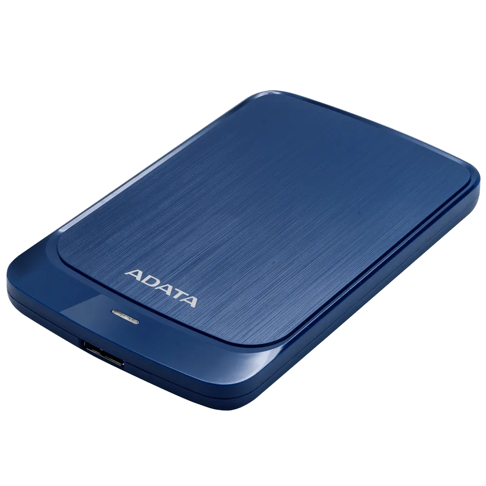 Adata Hv320 2TB External Hdd Portable Slim Hard Drive Fast Data Transfer Blue
