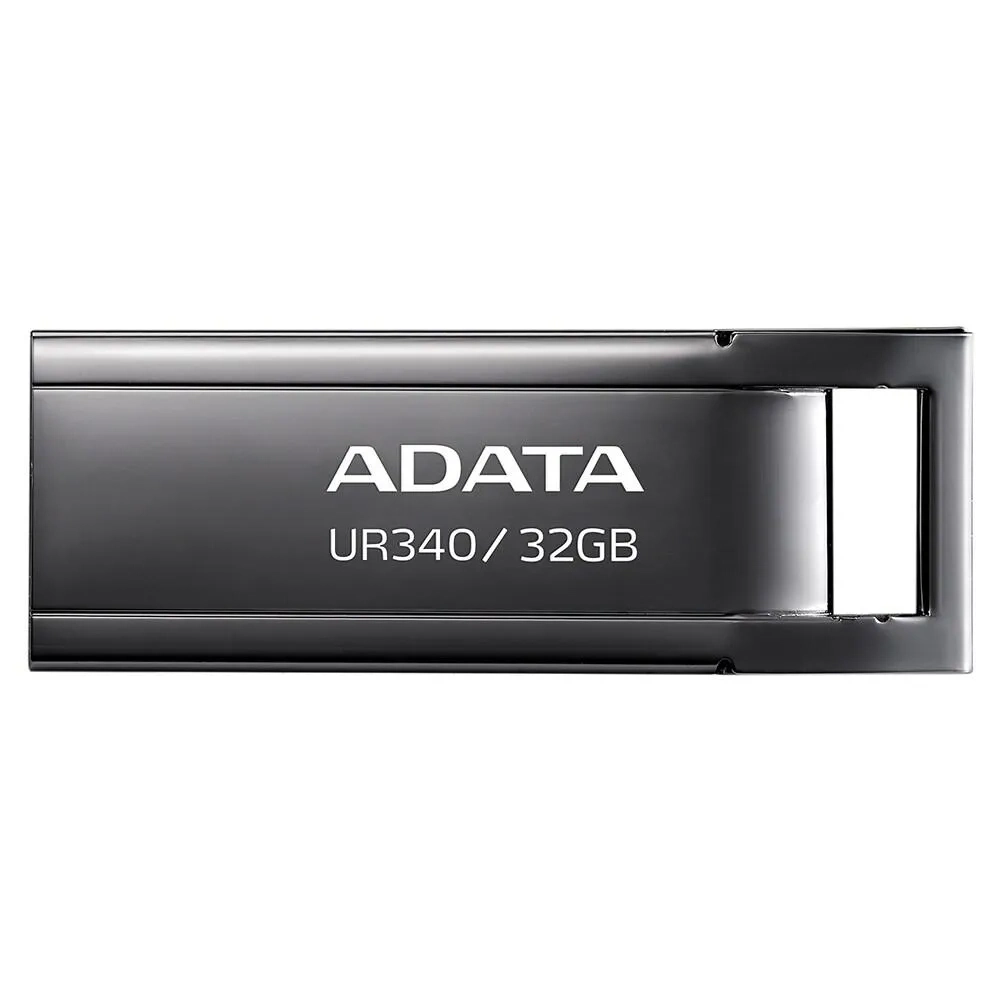 Adata Ur340 Usb 3.2 Flash Drive Metal Lightweight Waterproof And Fast Data Transfer 32GB Silver