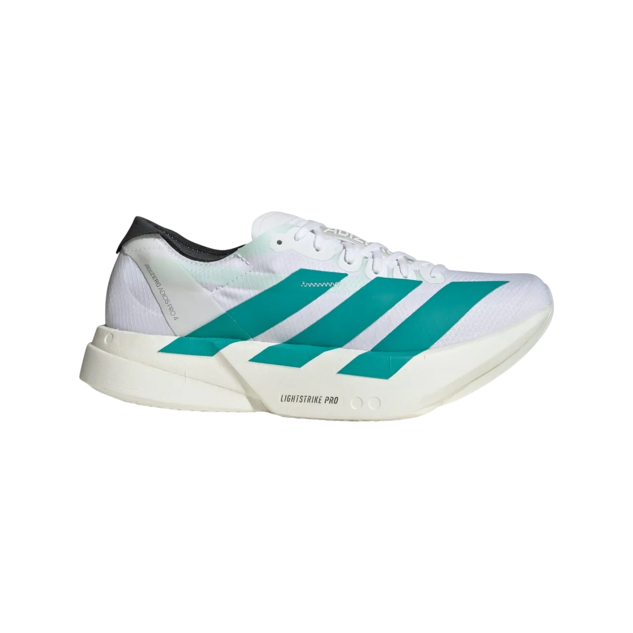 Adidas Adizero Adios Pro 4 Shoes Cloud White / Pure Teal / Carbon Size 36