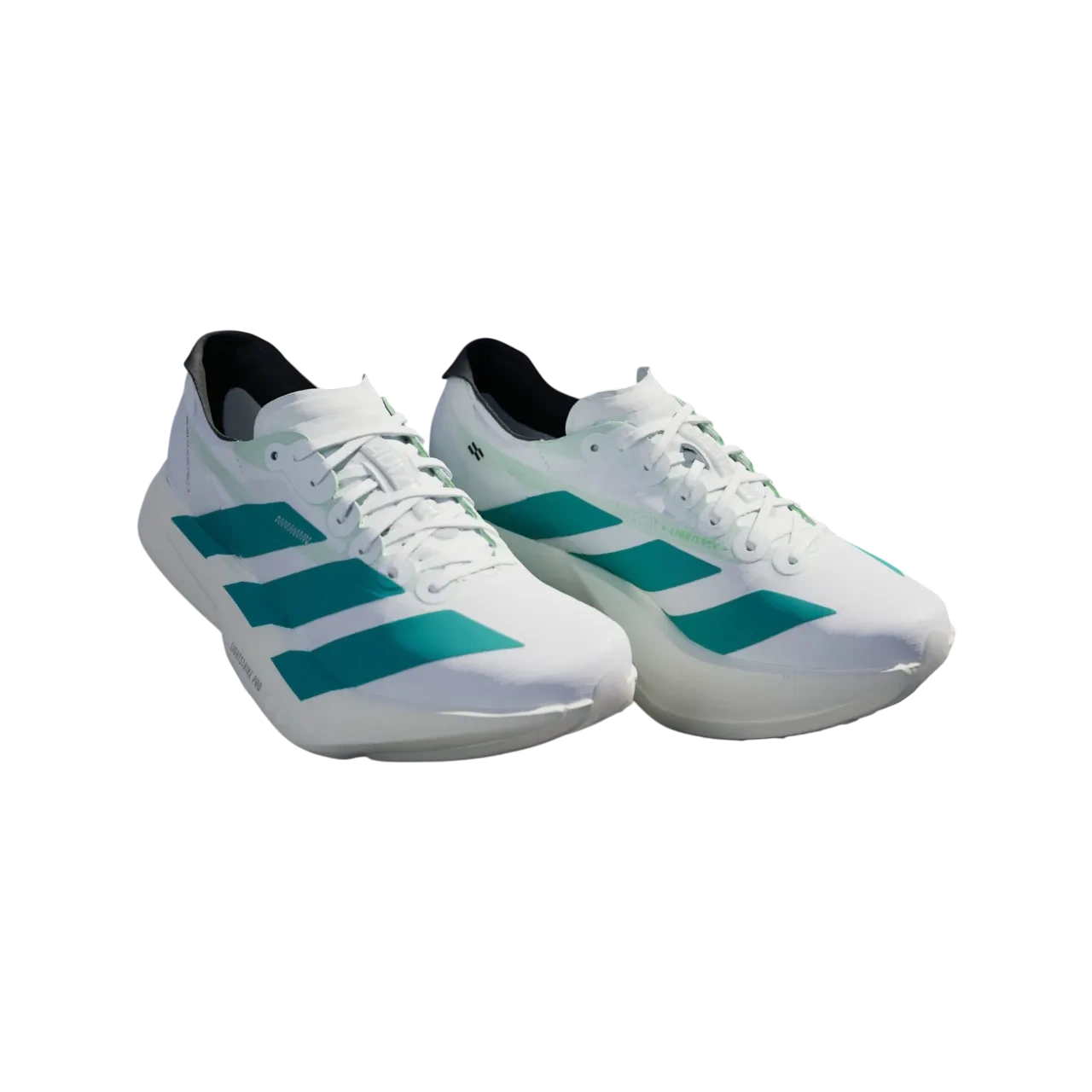 Adidas Adizero Adios Pro 4 Shoes Cloud White / Pure Teal / Carbon Size 36