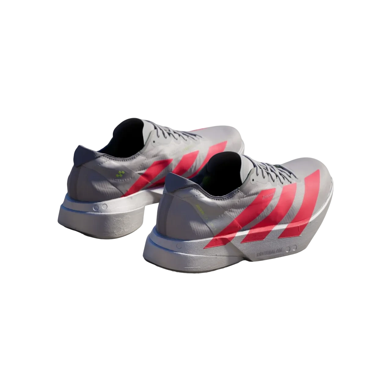 Adidas Adizero Adios Pro 4 Shoes Grey Two / Lucid Red / Grey Size 36