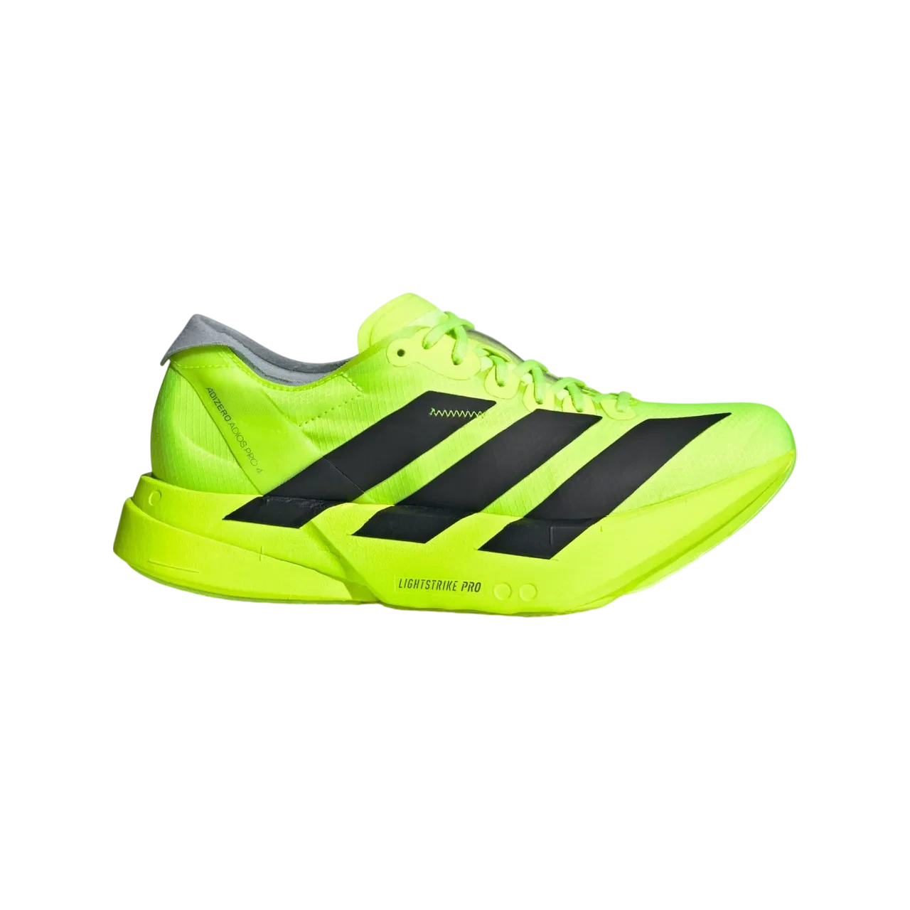 Adidas Adizero Adios Pro 4 Shoes Lucid Lemon / Core Black / Halo Silver Size 36
