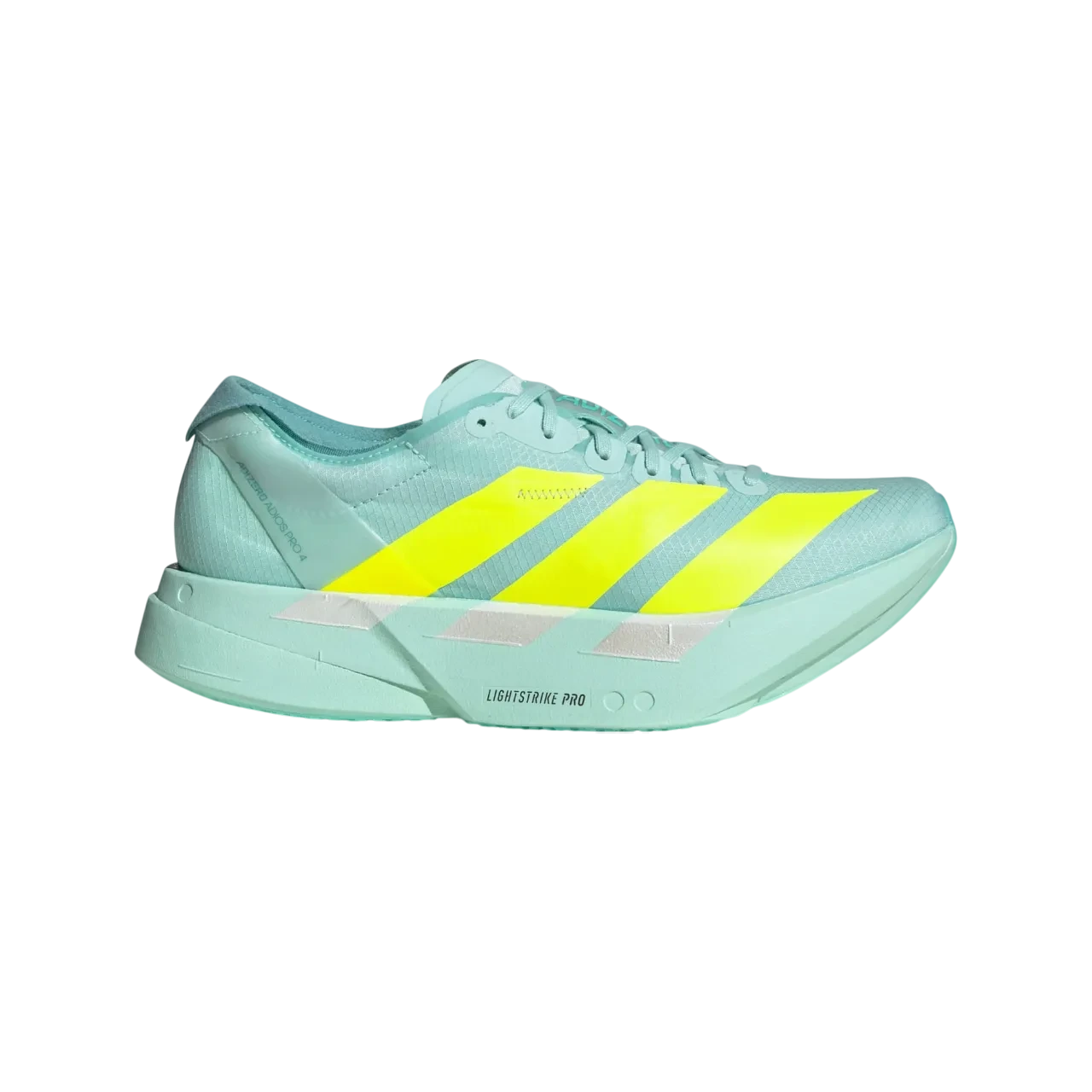 Adidas Adizero Adios Pro 4 Shoes Semi Flash Aqua / Lucid Lemon / Mint Ton Size 36