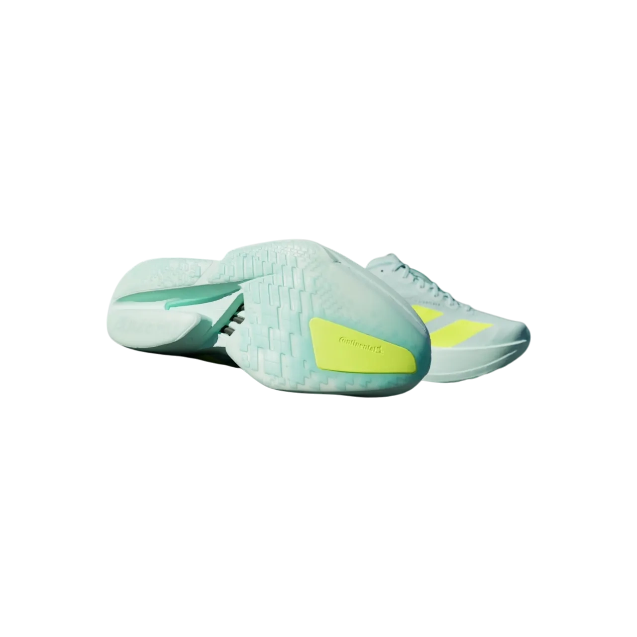 Adidas Adizero Adios Pro 4 Shoes Semi Flash Aqua / Lucid Lemon / Mint Ton Size 36