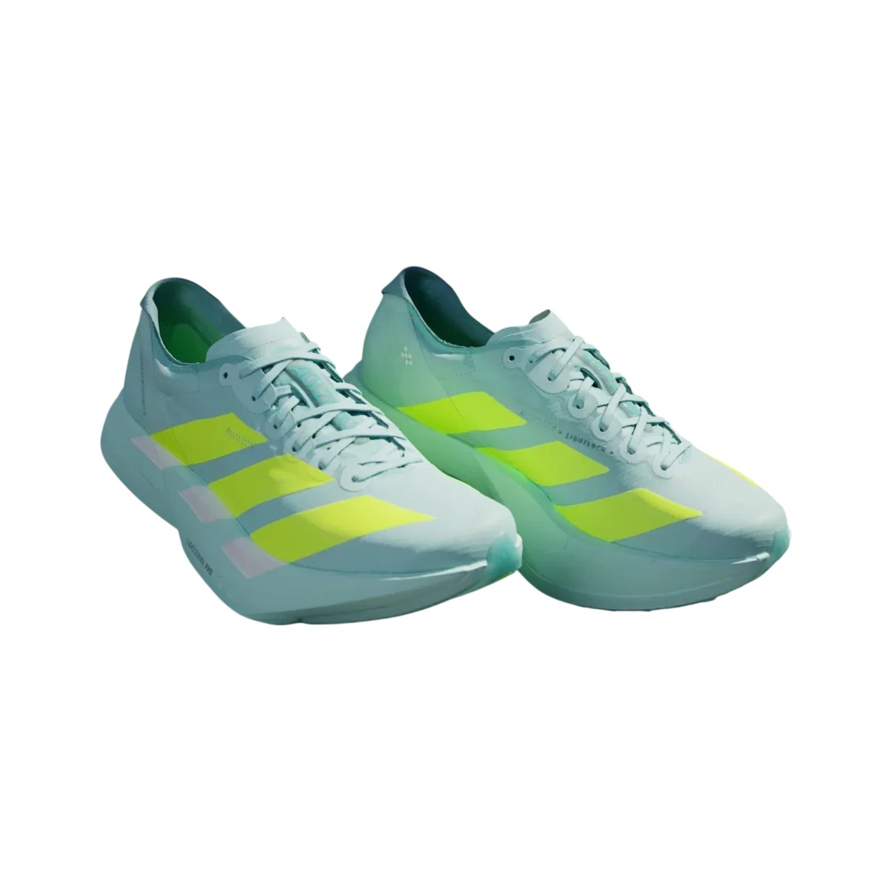 Adidas Adizero Adios Pro 4 Shoes Semi Flash Aqua / Lucid Lemon / Mint Ton Size 36