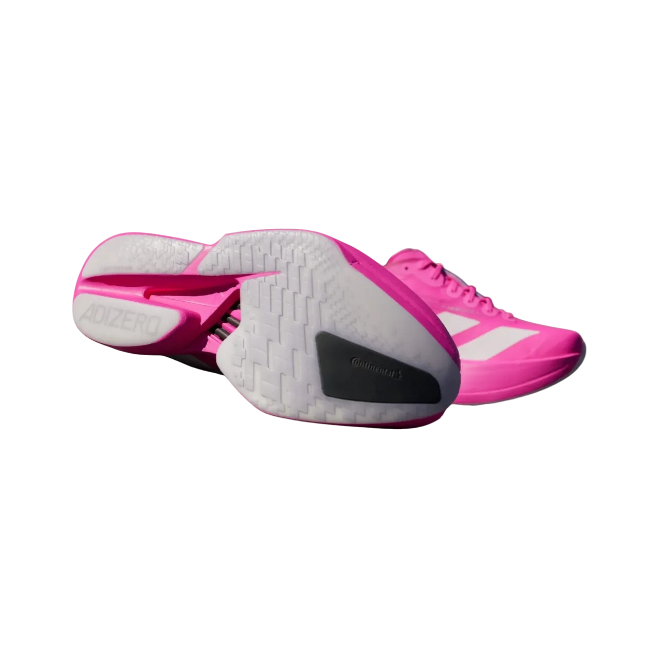 Adidas Adizero Adios Pro 4 Shoes Shock Pink / Zero Metalic / Aurora Plum Size 36