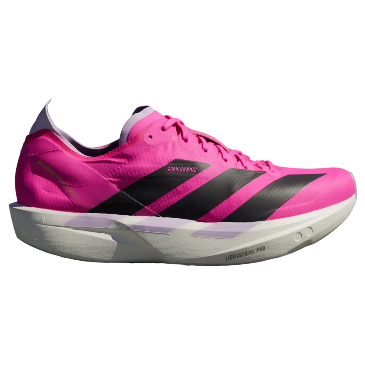 Adidas Adizero Takumi Sen 10 Shoes Shock Pink / Aurora Black / Powder Plum Size 36