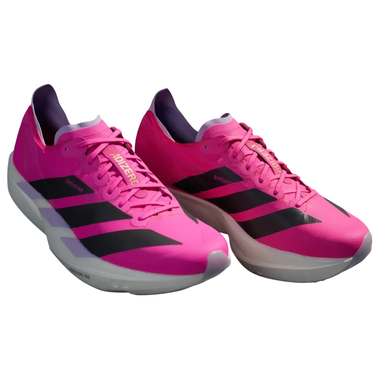 Adidas Adizero Takumi Sen 10 Shoes Shock Pink / Aurora Black / Powder Plum Size 36