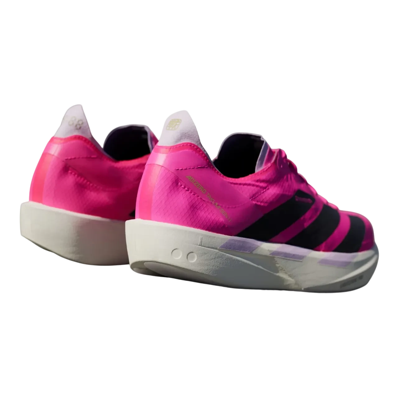 Adidas Adizero Takumi Sen 10 Shoes Shock Pink / Aurora Black / Powder Plum Size 36