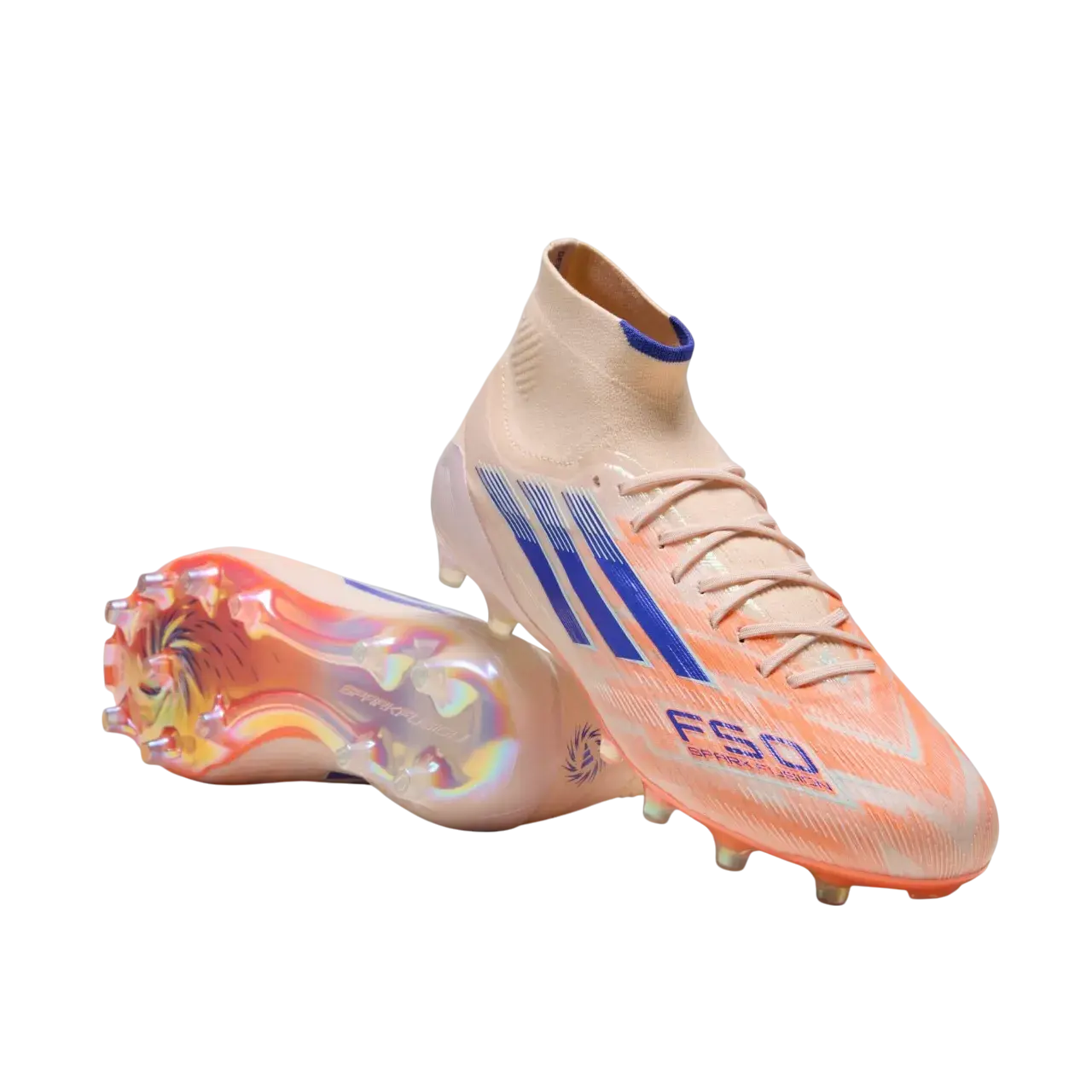 Adidas F50 Sparkfusion Elite Mid Firm Ground/artificial Grass Boots Jh7647 Size 35 1/2