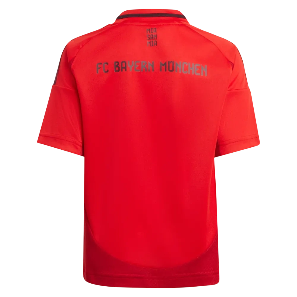 Adidas Fc Bayern 24/25 Home Mini Kit Red Size 18-24 M