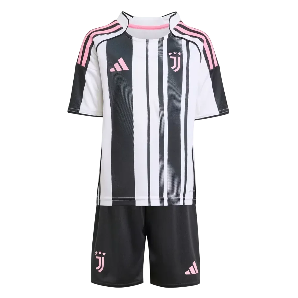 Adidas Juventus 25/26 Home Mini Kit Kids White / Black Size 4-5 Y
