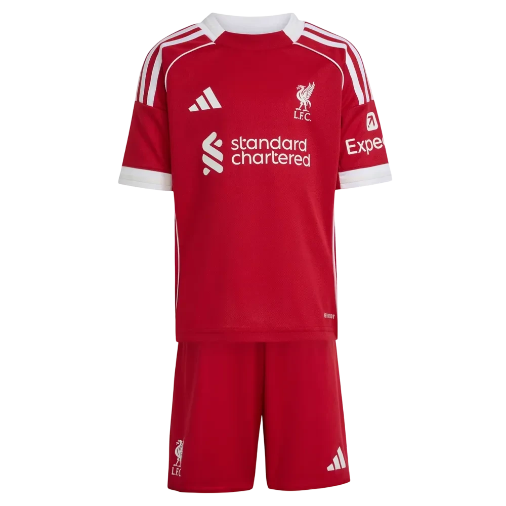 Adidas Liverpool Fc 25/26 Home Mini Kit Kids Strawberry Red Size 18-24m