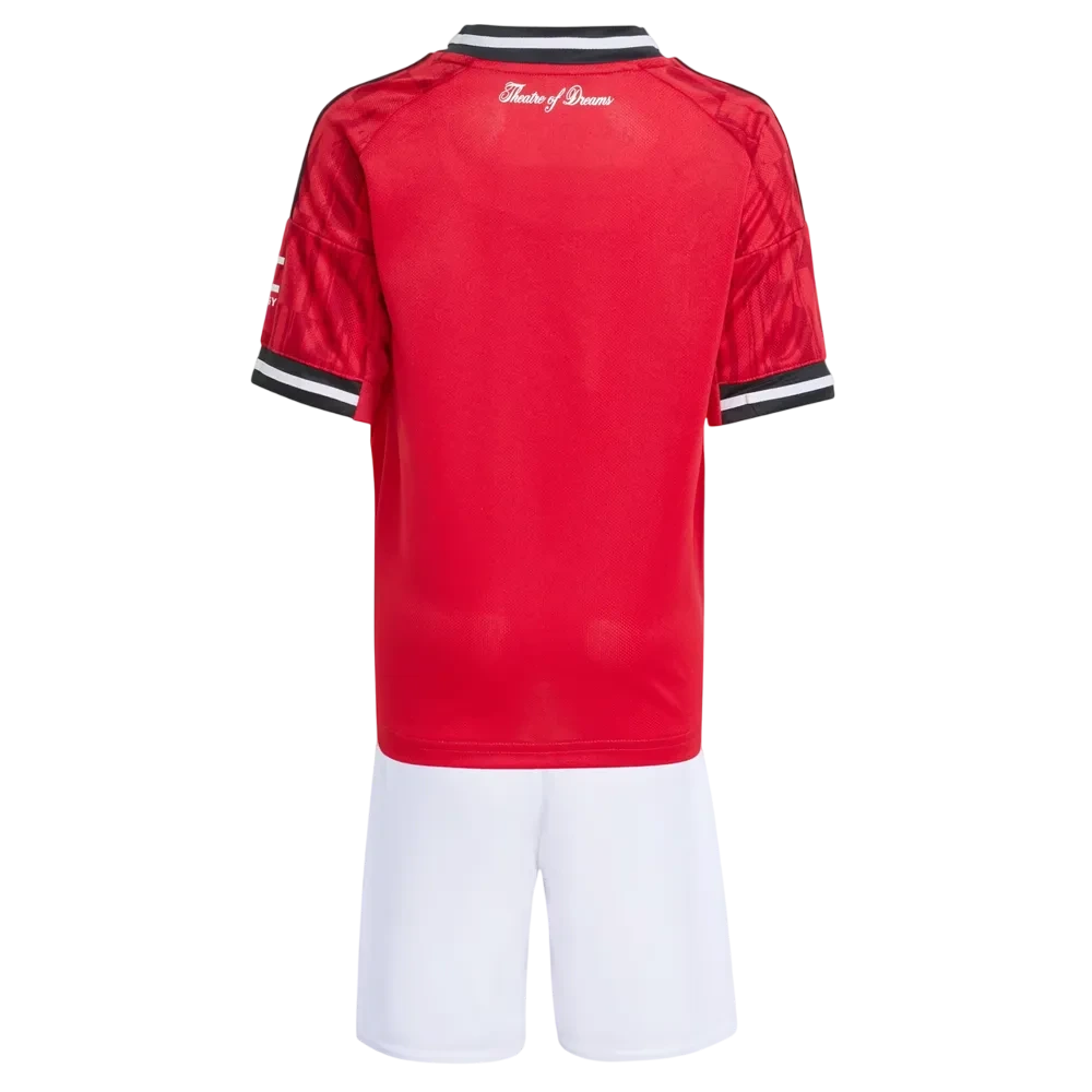 Adidas Manchester United 25/26 Home Mini Kit Kids Mufc Red Size 4-5 Y