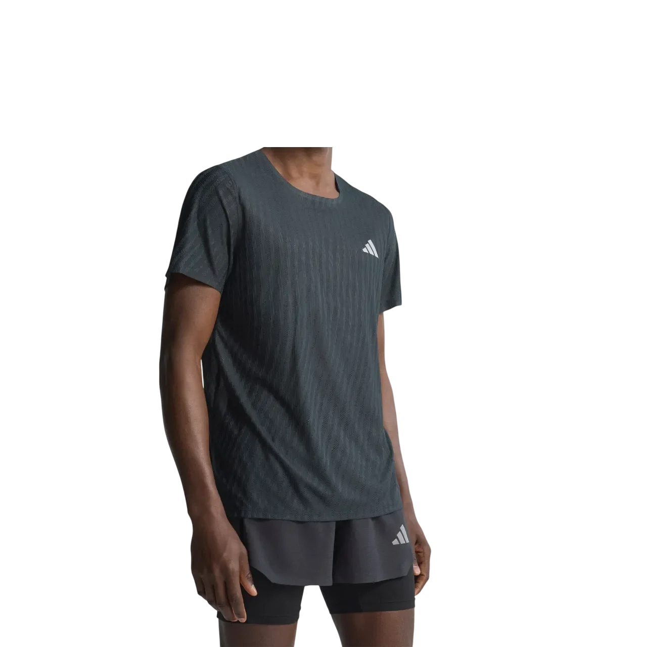 Adidas Men Adi365 Running Climacool+ T-shirt Black / Grey Six Jm5702 Size Xs