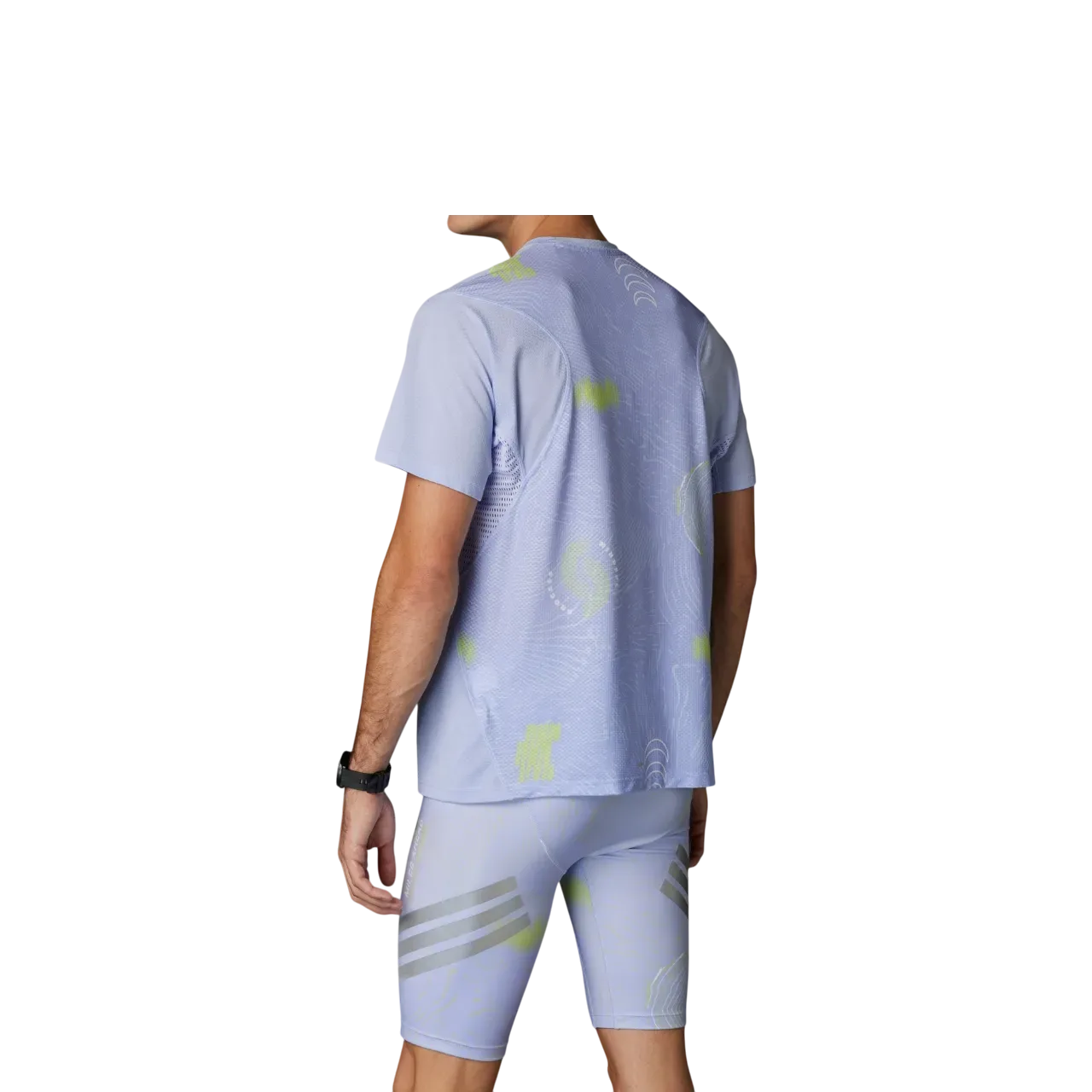 Adidas Men Break The Norm Climacool Tee (gender Neutral) Violet Tone Jh1481 Size S