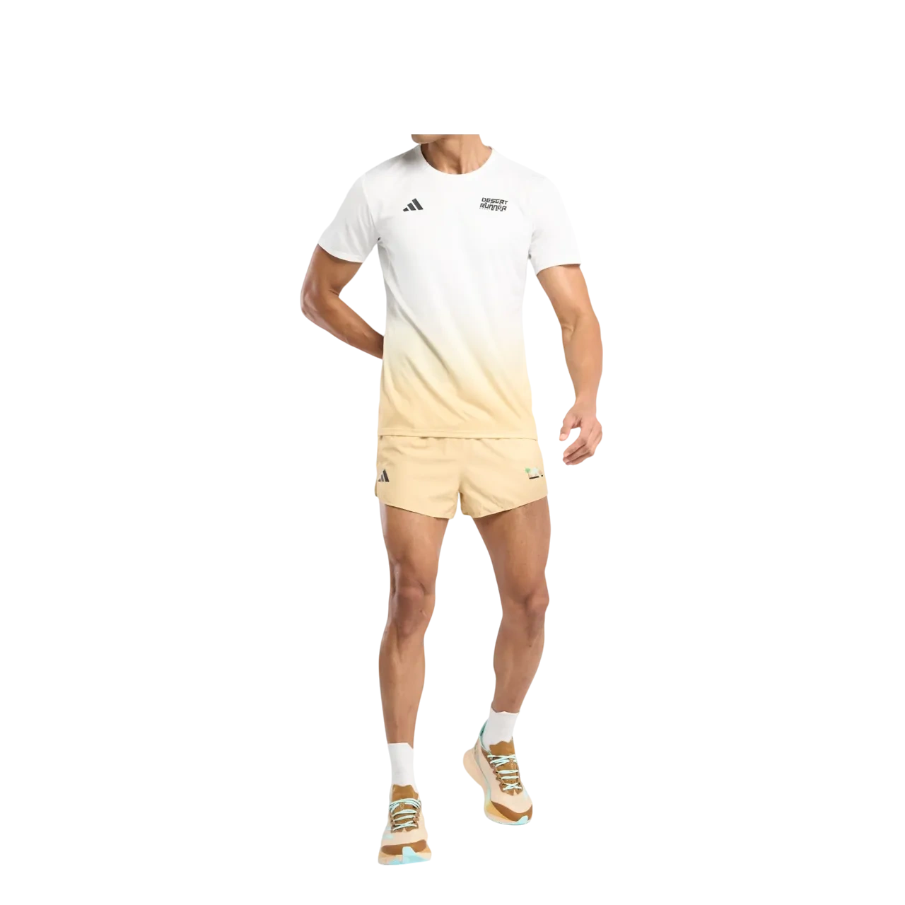 Adidas Men Desert Runner Dub Tee M Team Sand Jl2944 Size Xs