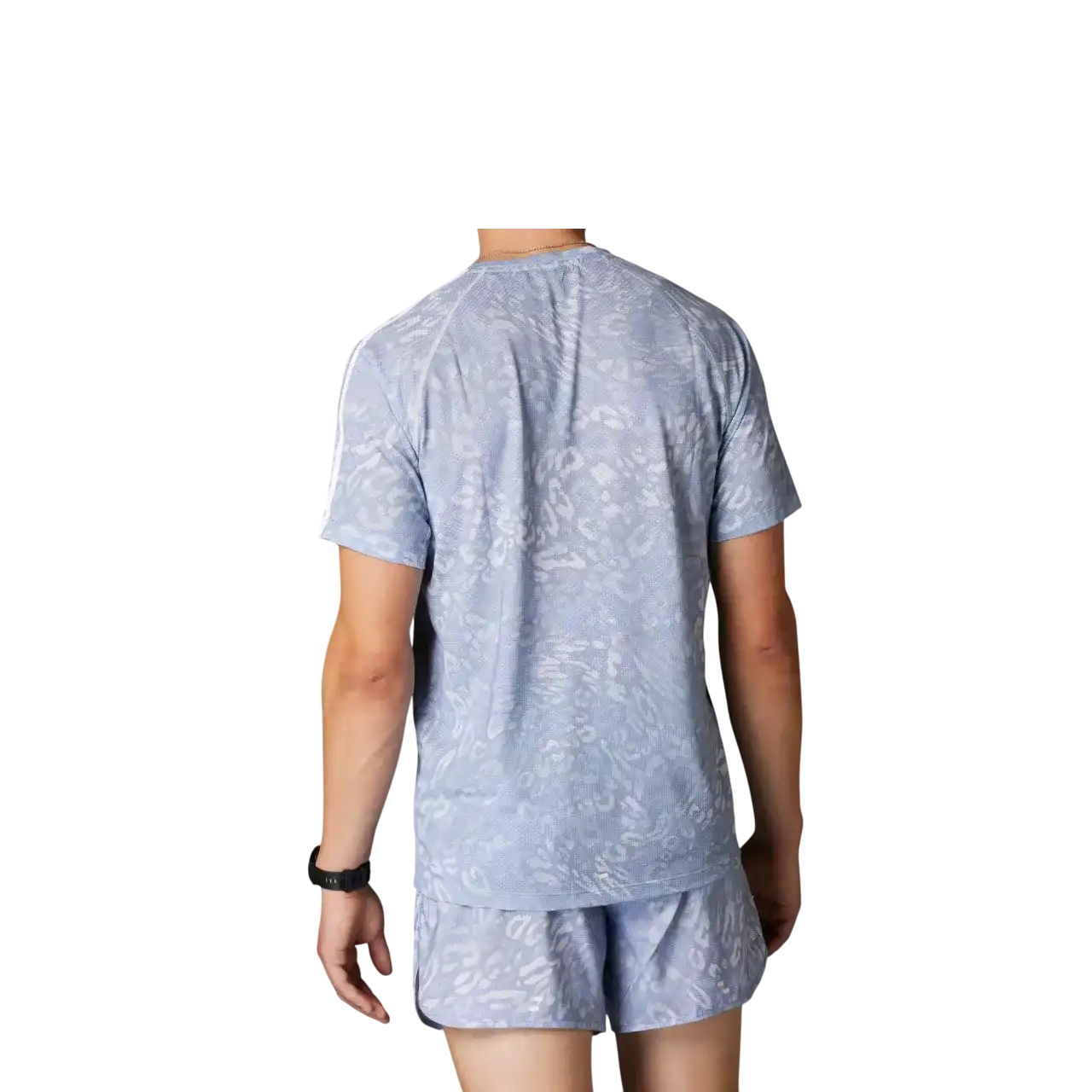 Adidas Men Own The Run Climacool 3-stripes Tee Dash Grey / Violet Tone Jd7774 Size Xs