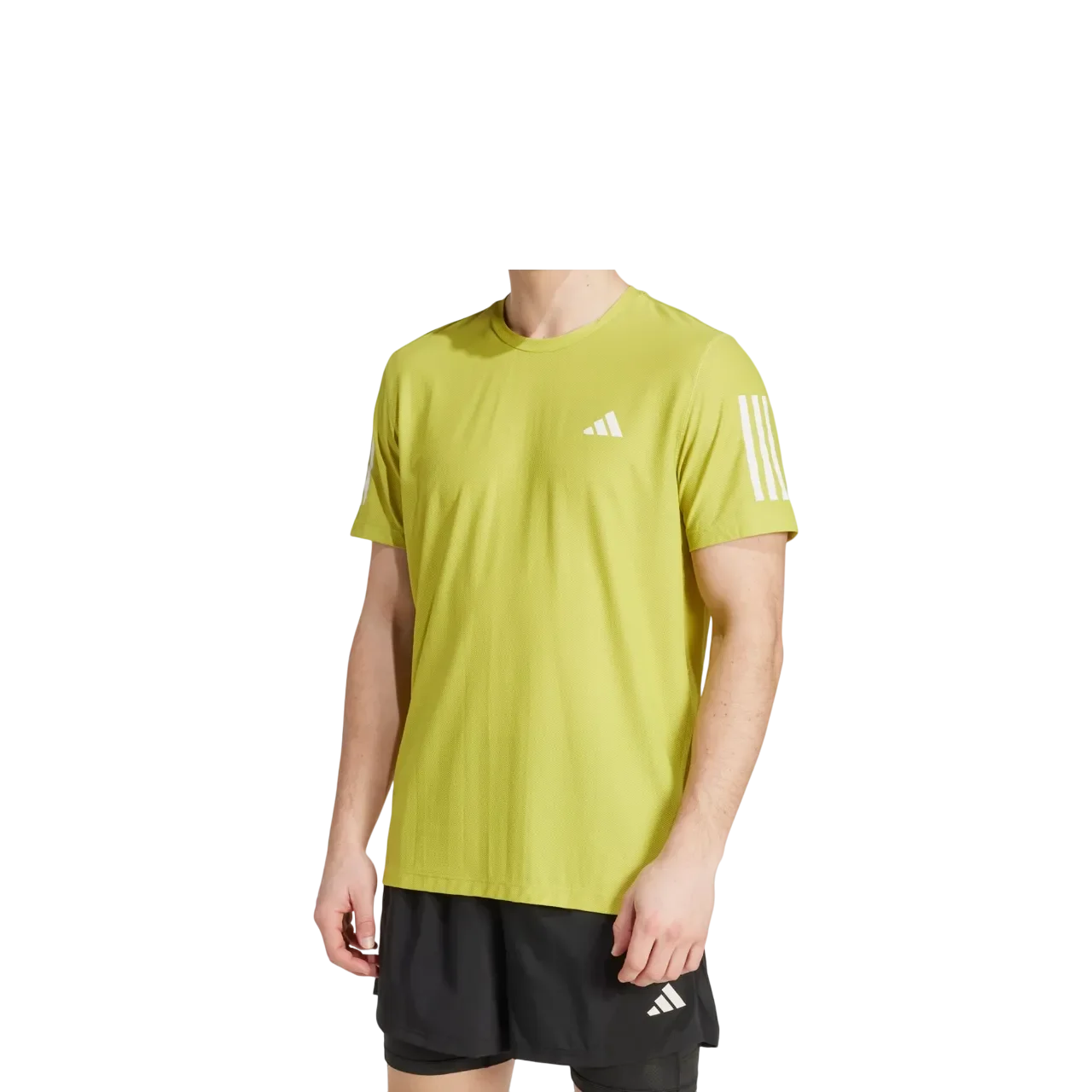 Adidas Men Own The Run Tee Preloved Lime Jx2214 Size Xs