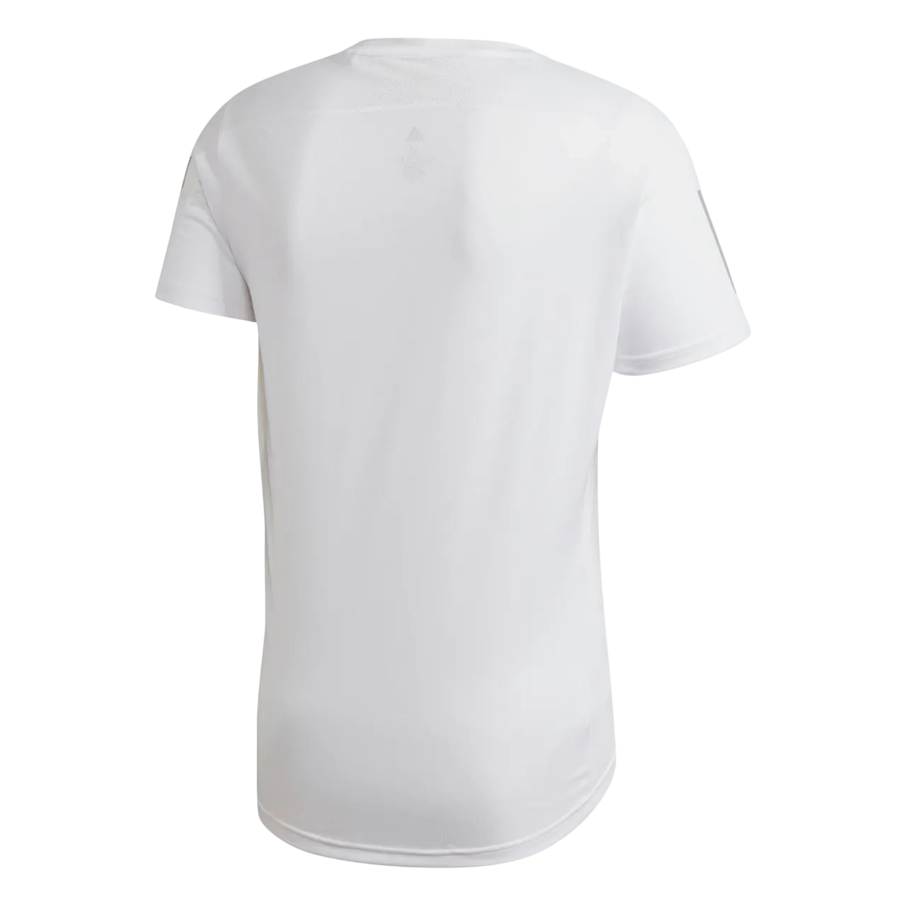 Adidas Men Own The Run Tee White / Reflective Silver Gc7868 Size S