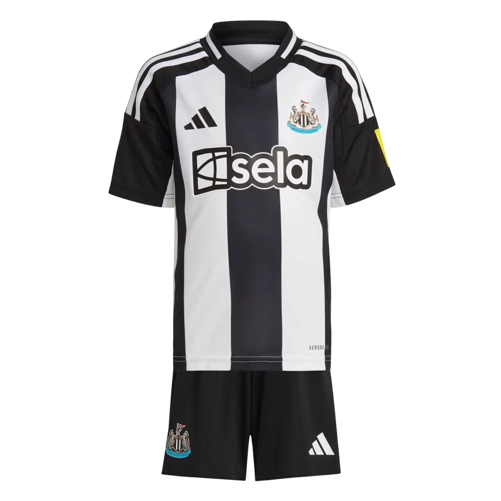 Adidas Newcastle United Fc 24/25 Home Mini Kit Kids Black / White / Onix Size 3-4 Y