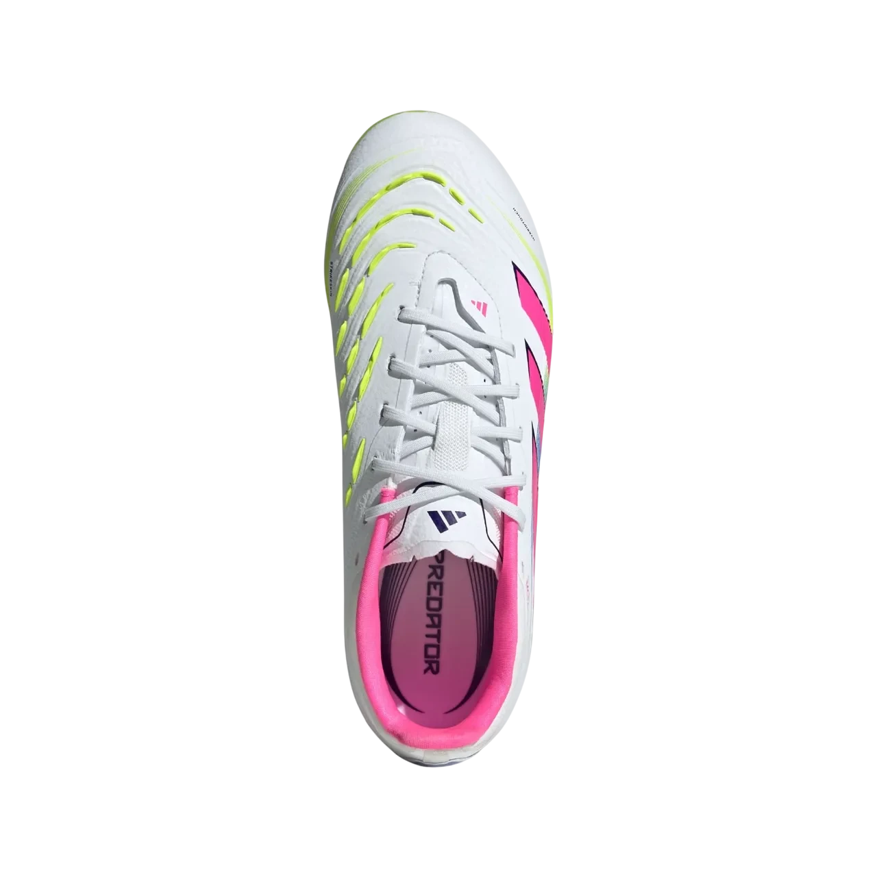 Adidas Predator Elite Firm Ground Boots Kids Cloud White / Lucid Pink / Lucid Lemon Size 28