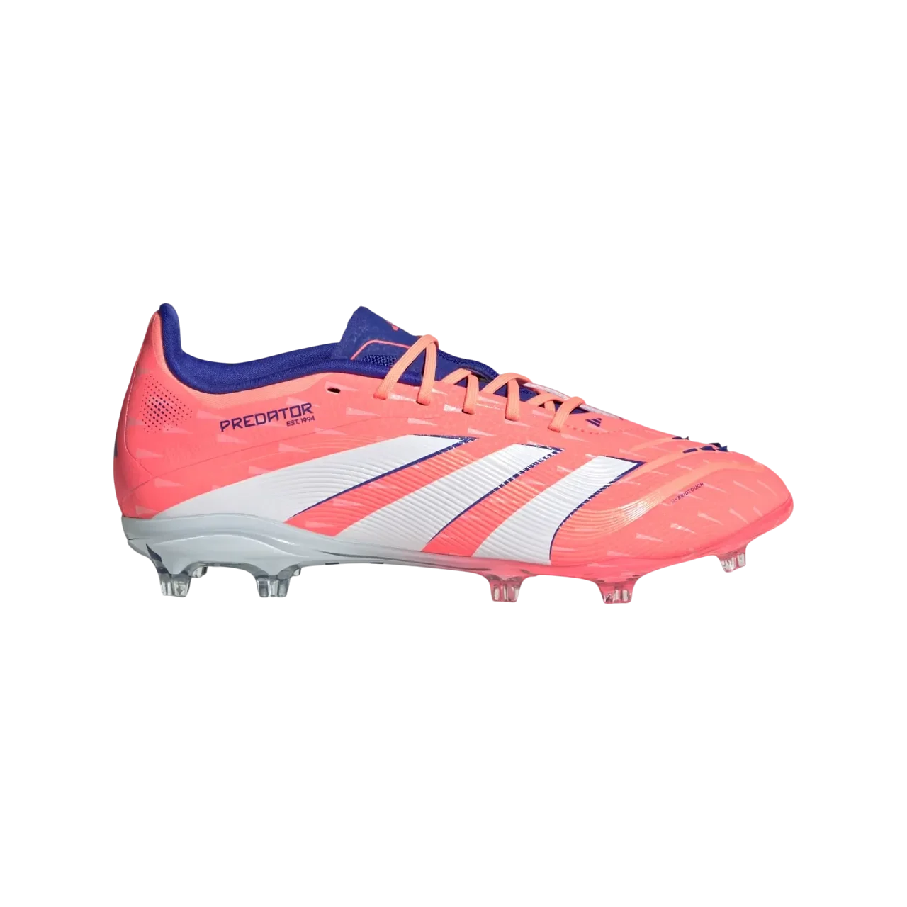 Adidas Predator Elite Firm Ground Boots Kids Signal Coral / Cloud White / Beam Orange Size 28