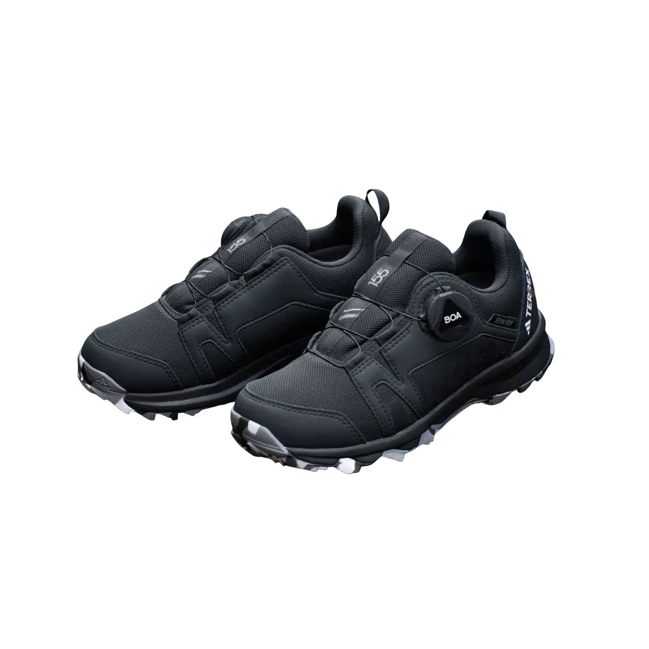 Adidas Terrex Agravic Boa Rain.rdy Trail Running Shoes Core Black / Cloud White / Grey Three Size 28