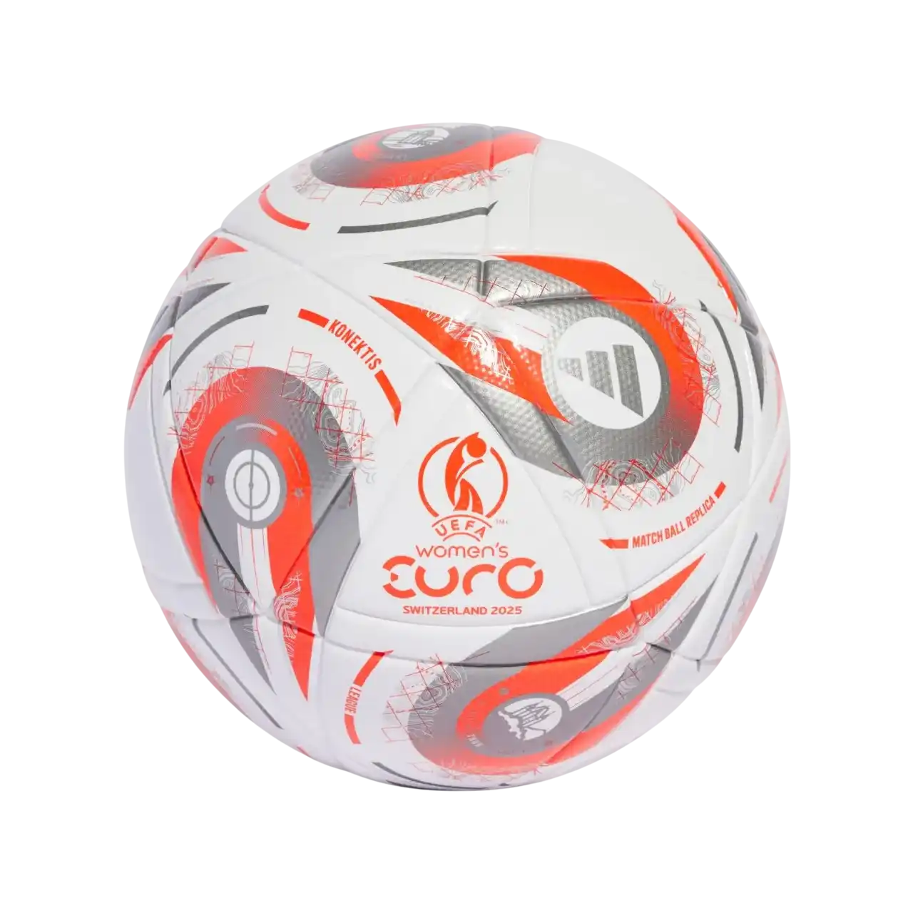 Adidas Uefa Women's Euro25 Final League Ball Jn5398 Size 5