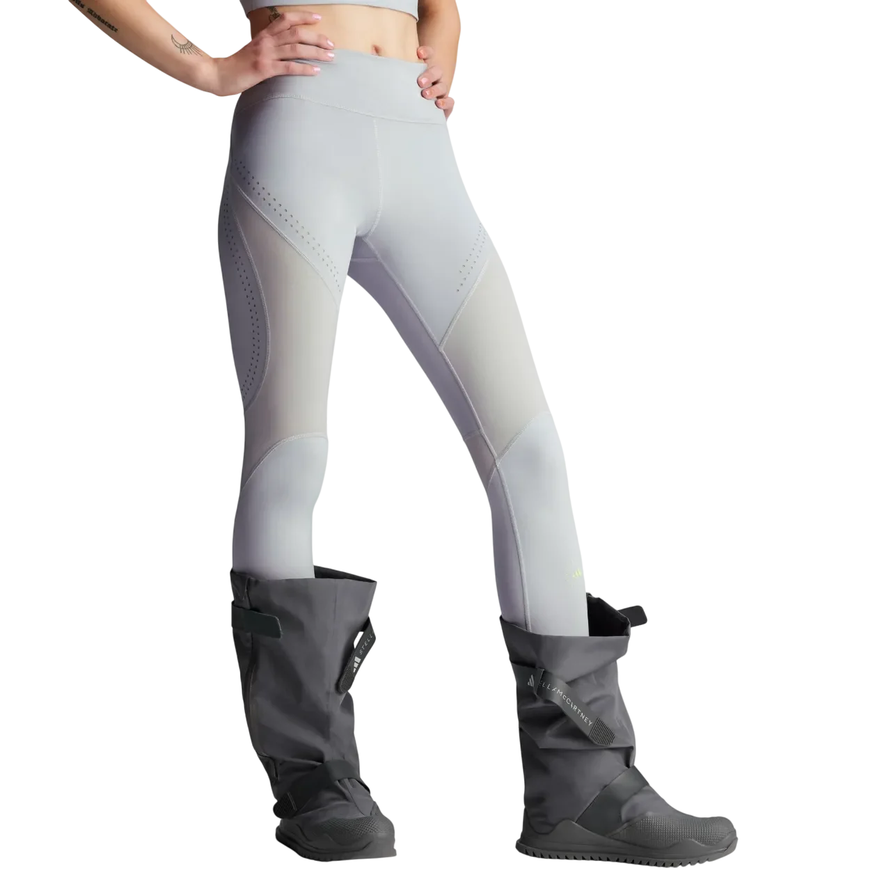 Adidas Women By Stella Mccartney Truepurpose Optimé Training 7/8 Leggings Glory Grey Iw9906 Size Xs