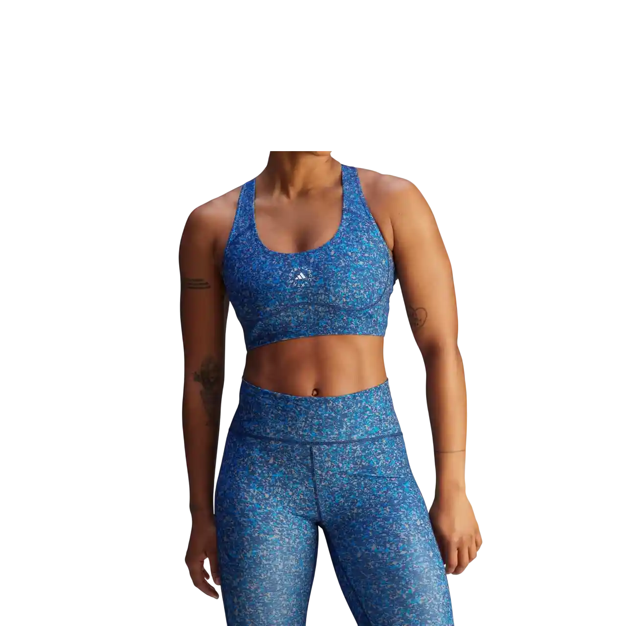 Adidas Women By Stella Mccartney Truepurpose Power Impact Printed Training Bra Medium Support Jf8482 Size Xs A-b