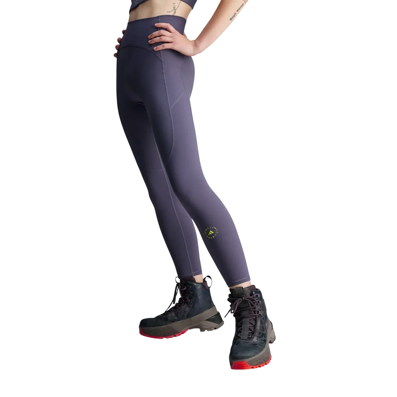 Adidas Women By Stella Mccartney Truestrength Yoga 7/8 Leggings Trace Purple Iw6377 Size M