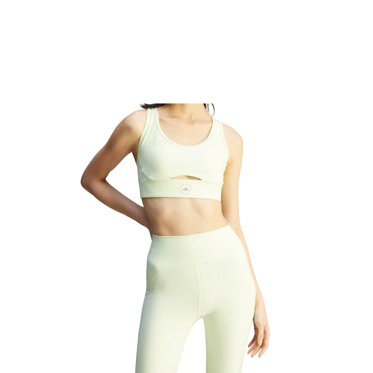 Adidas Women By Stella Mccartney Truestrength Yoga Sports Bra Halo Jj1638 Size Xs A-b