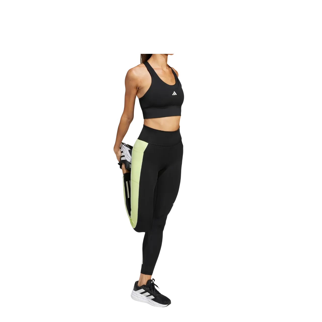 Adidas Women Run Pocket Medium Support Bra Black Ji5973 Size Xs A-b