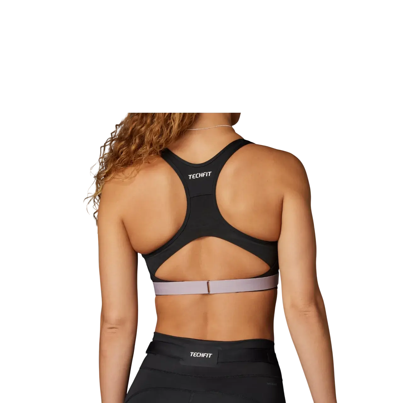 Adidas Women Techfit Medium-support Adjuster Bra Black It2399 Size Xs A-b