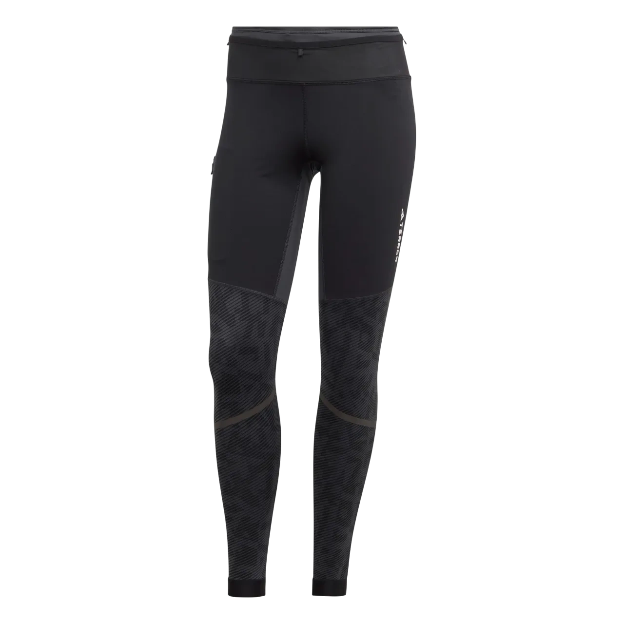 Adidas Women Terrex Agravic Trail Running Leggings Carbon Hl1727 Size 32