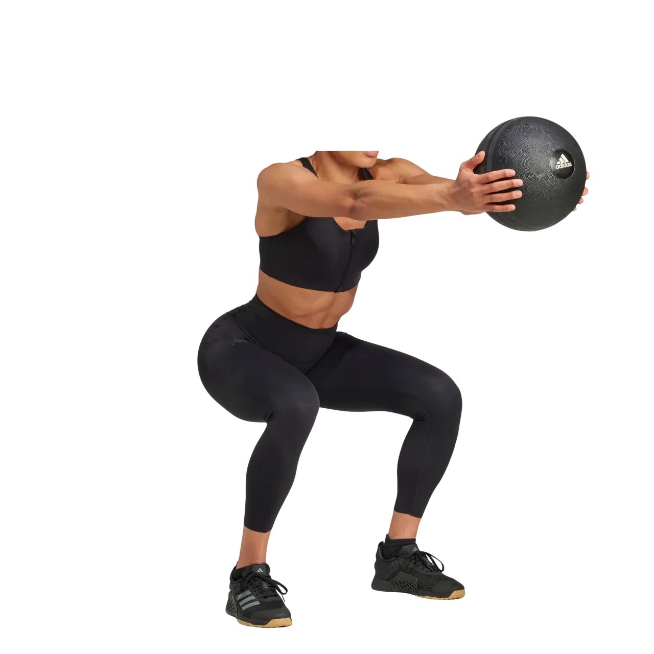 Adidas Women Tlrd Impact Luxe High Support Zip Bra Black It2403 Size S A-b