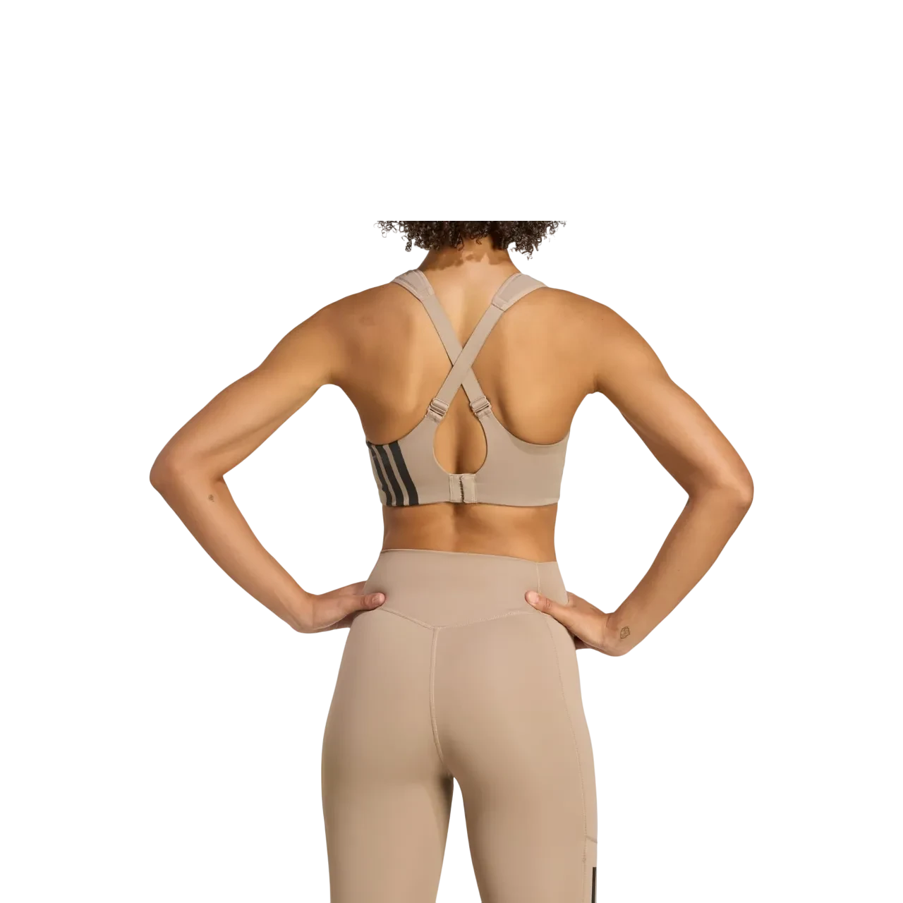 Adidas Women Tlrd Impact Training High Support Bra Chalky Brown Jx8843 Size Xs A-b