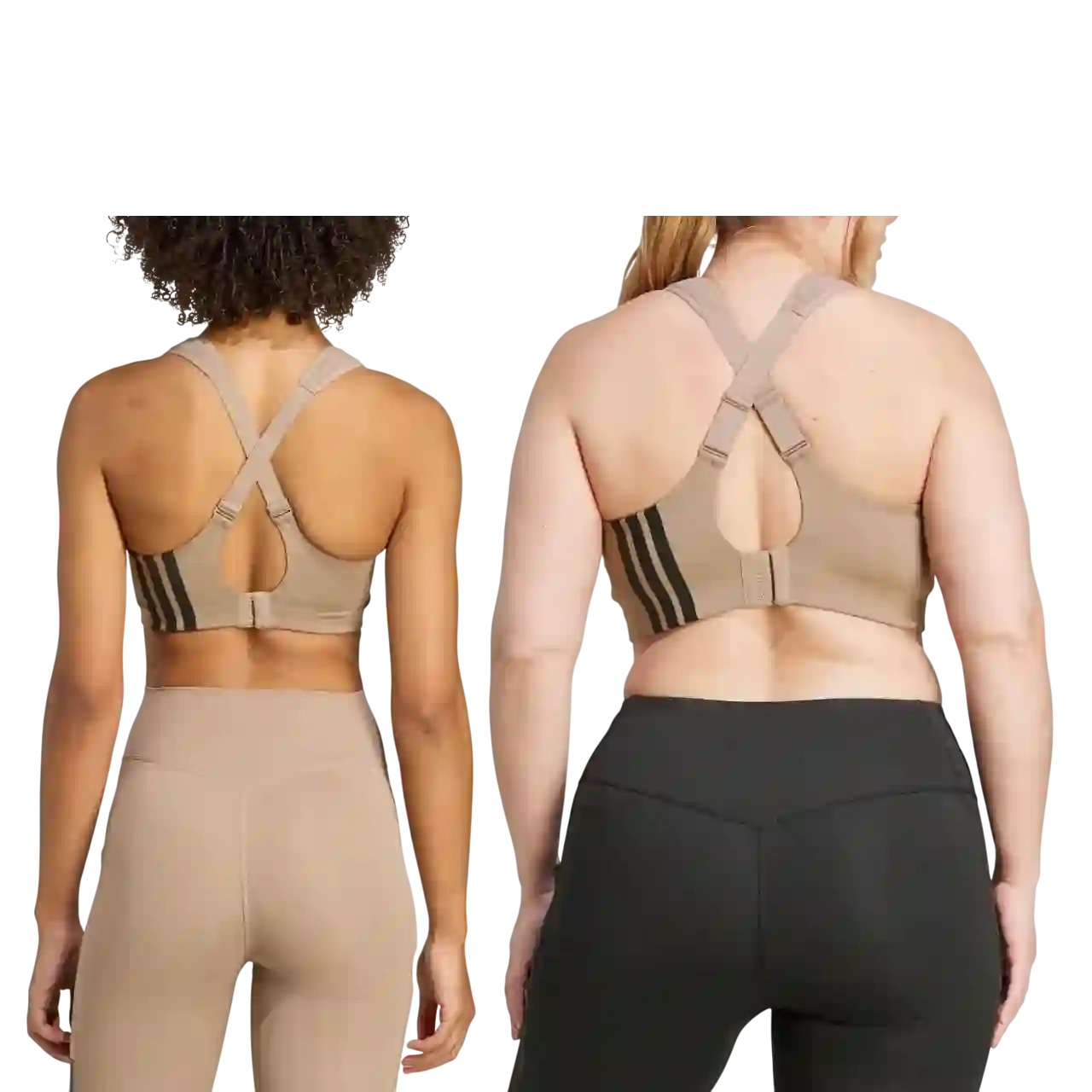 Adidas Women Tlrd Impact Training High Support Bra Chalky Brown Jx8843 Size Xs A-b