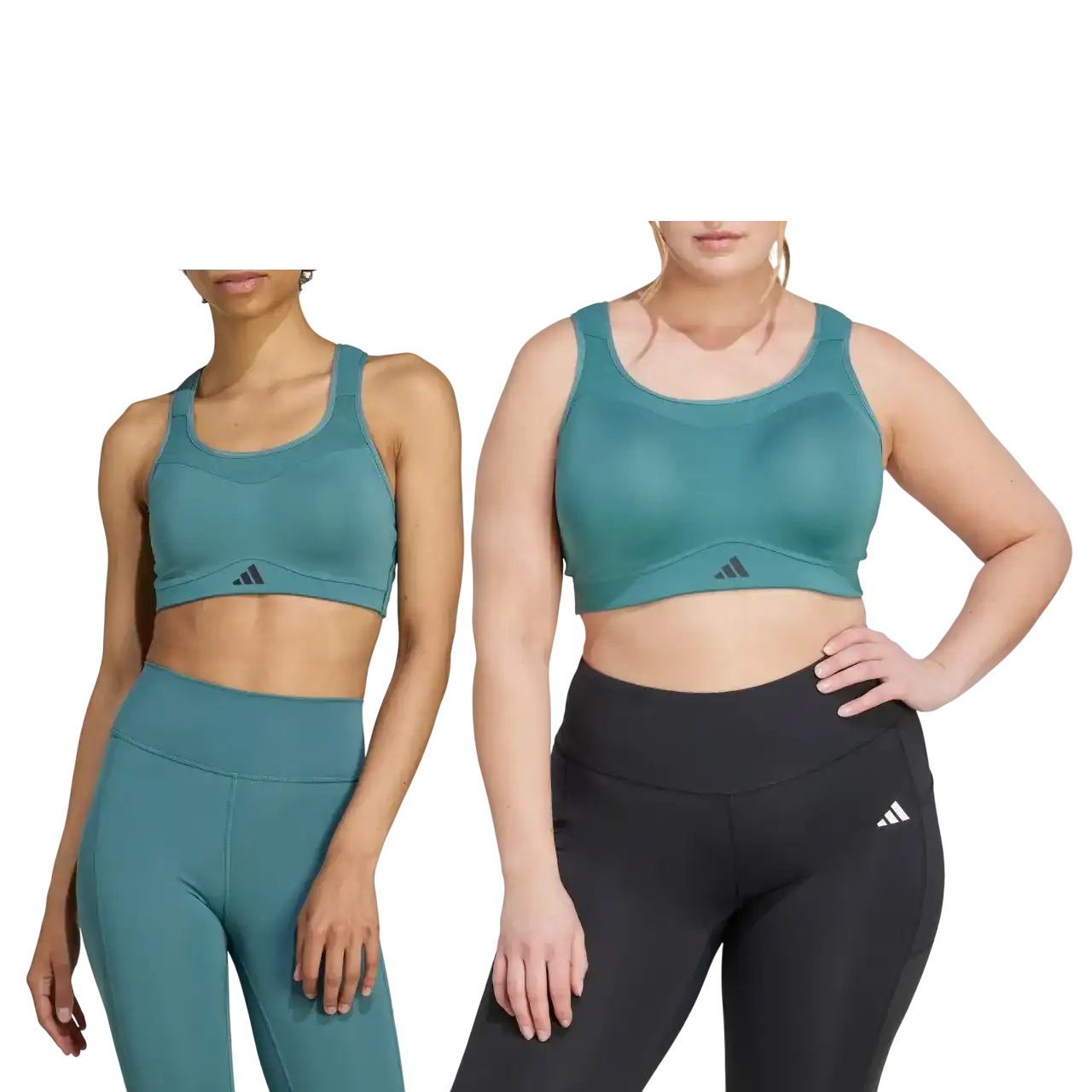 Adidas Women Tlrd Impact Training High Support Bra Preloved Teal Jx8844 Size Xs A-b