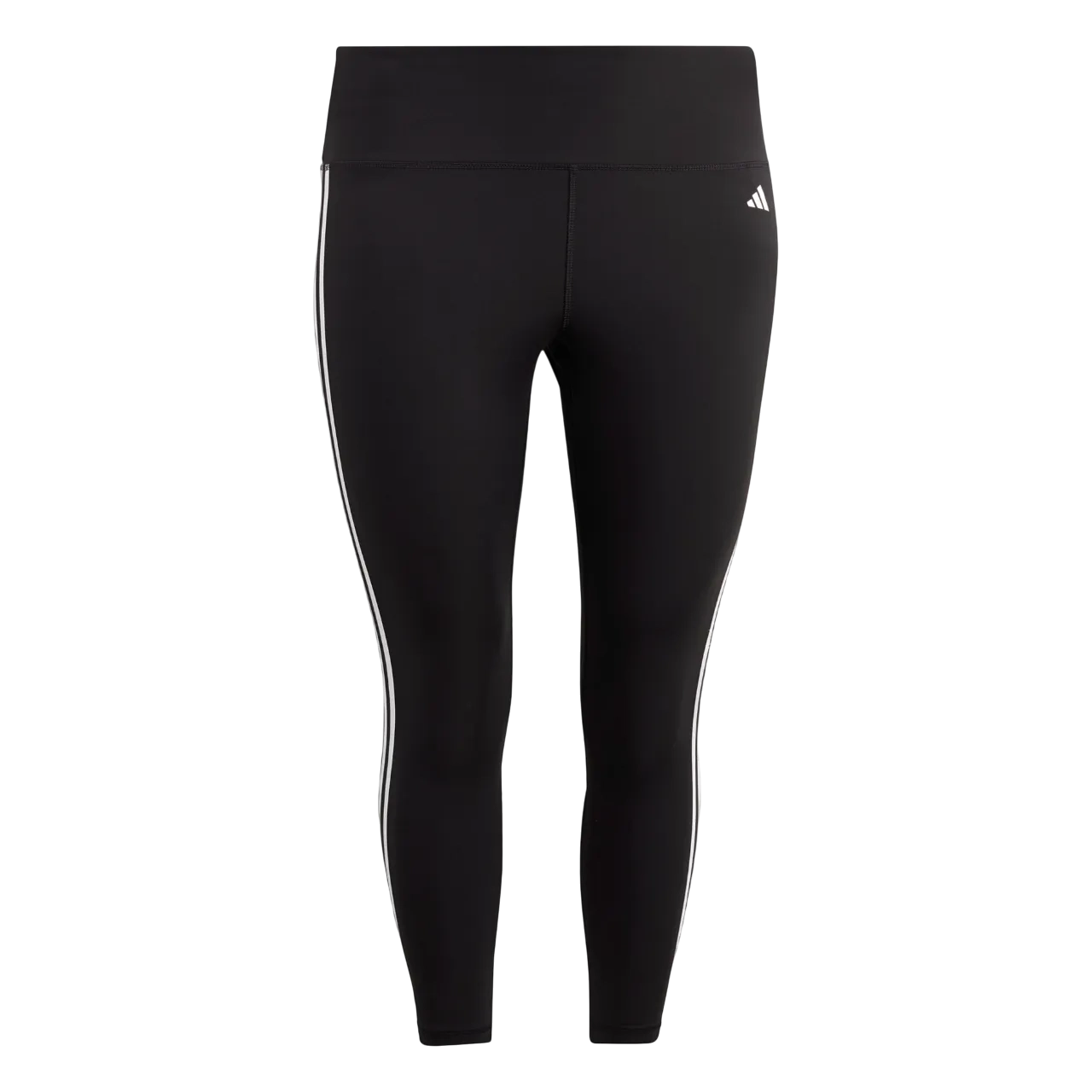 Adidas Women Train Essentials 3-stripes High-waisted 7/8 Leggings Black Ht5436 Size 1x
