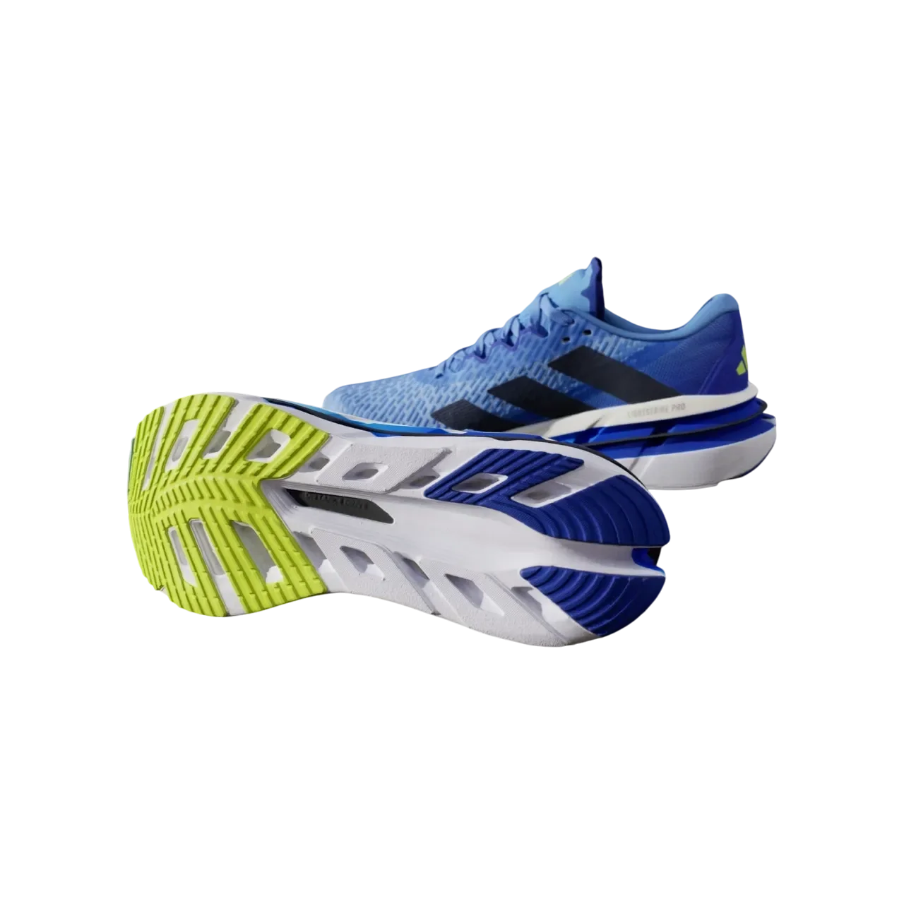 Adidas Adistar Byd Running Shoes Blue Fusion / Legend Ink / Solar Slime Size 40