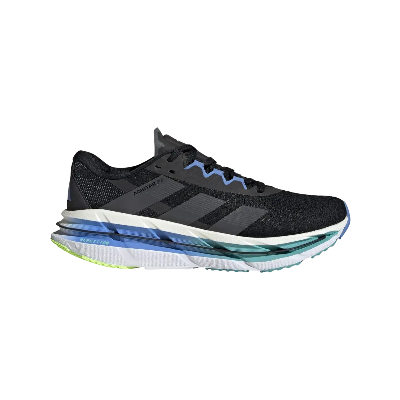 Adidas Adistar Byd Running Shoes Core Black / Grey Five / Blue Fusion Size 40