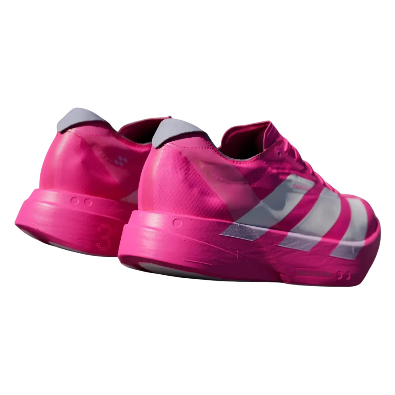 Adidas Adizero Adios Pro 4 Shoes Shock Pink / Zero Metalic / Aurora Plum Size 40