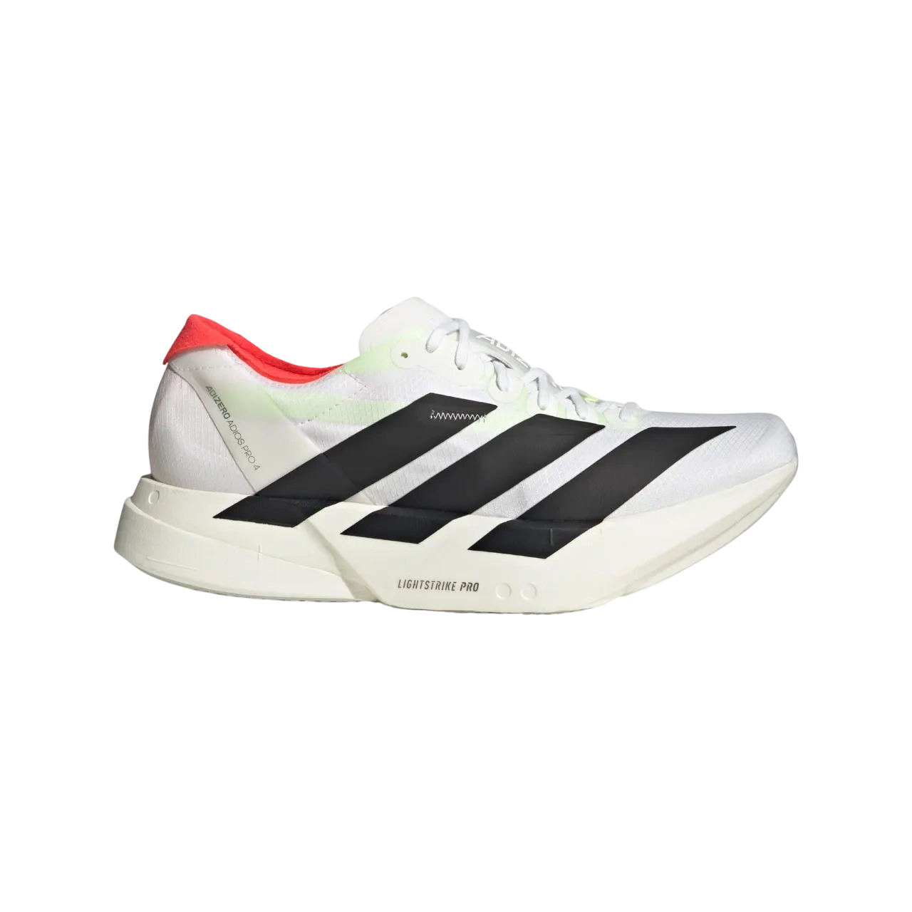 Adidas Adizero Adios Pro 4 Shoes Cloud White / Core Black / Silver Metallic Size 40