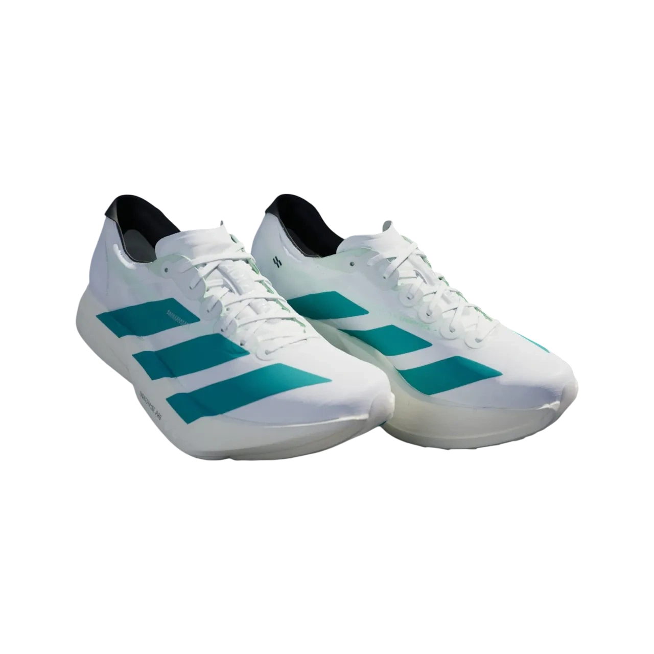 Adidas Adizero Adios Pro 4 Shoes Cloud White / Pure Teal / Carbon Size 40