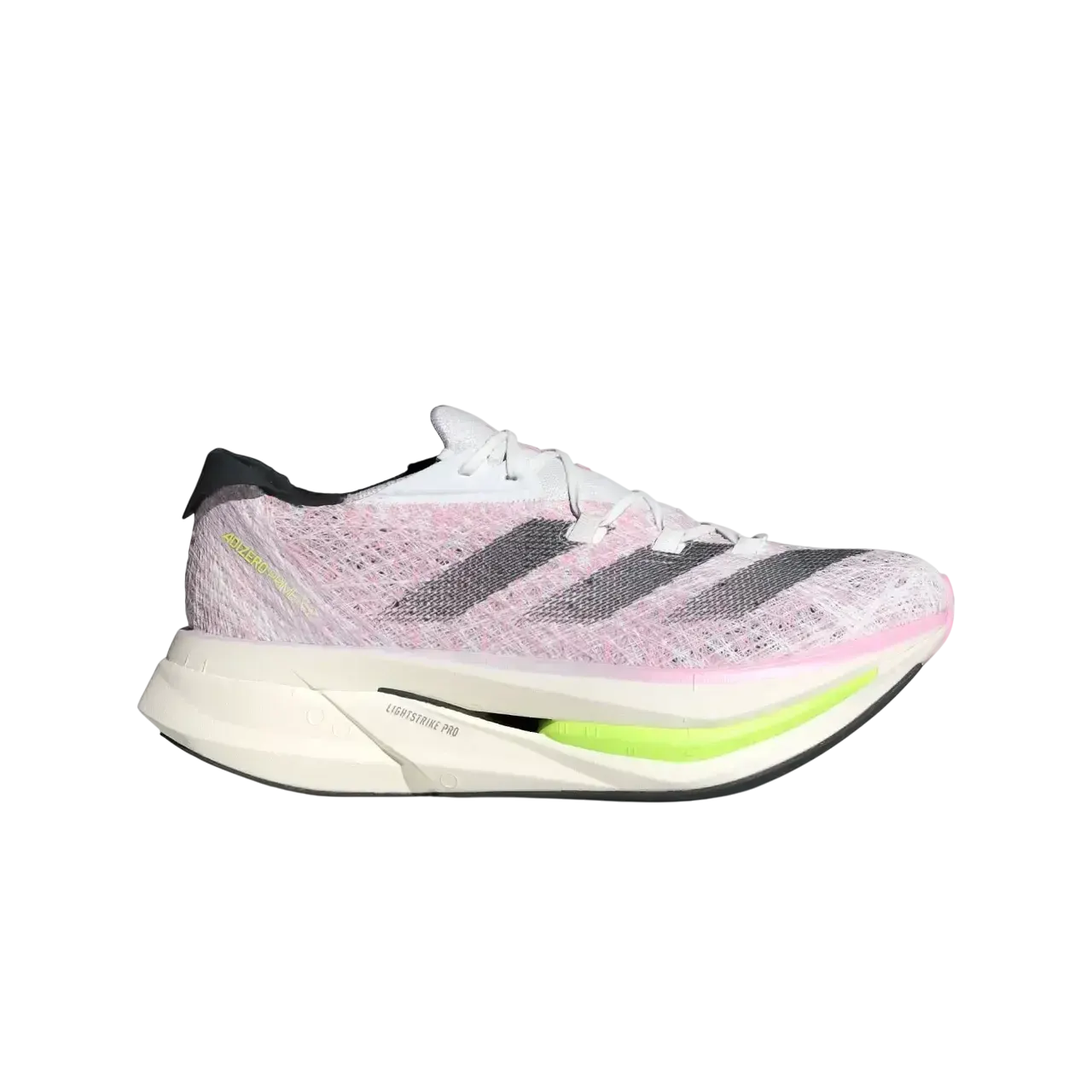 Adidas Adizero Prime X 2.0 Strung Shoes Cloud White / Core Black / Pink Spark Size 47 1/3