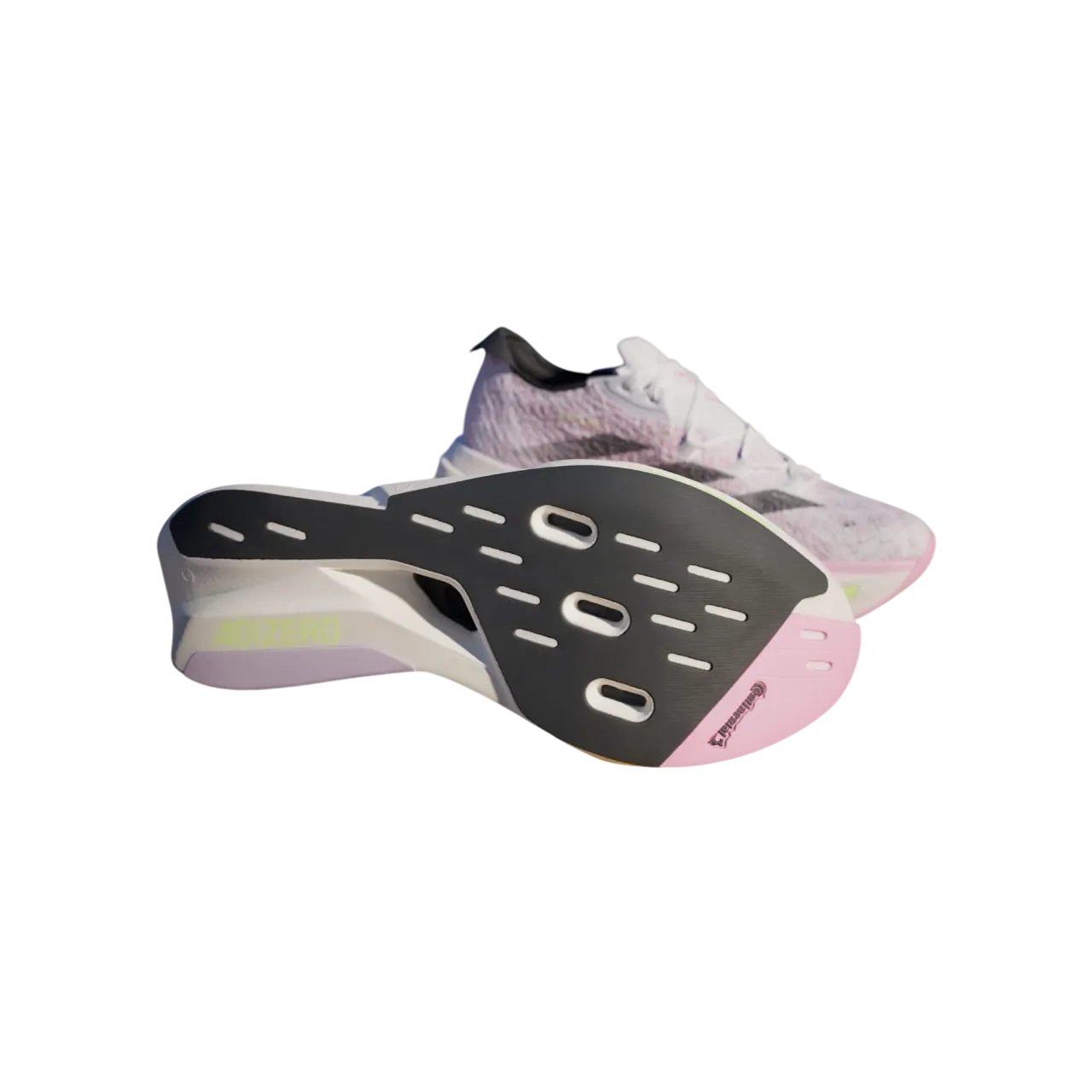 Adidas Adizero Prime X 2.0 Strung Shoes Cloud White / Core Black / Pink Spark Size 47 1/3
