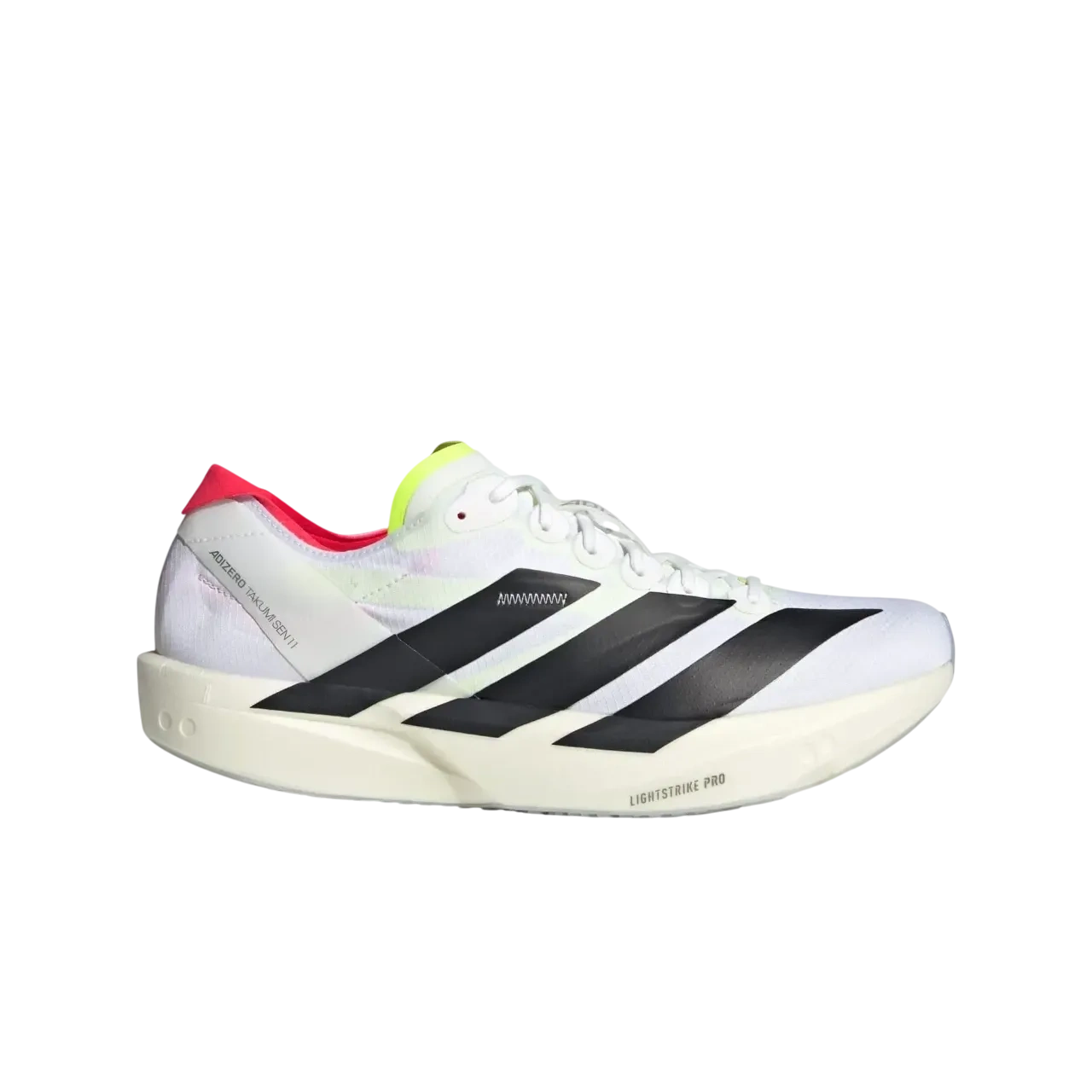 Adidas Adizero Takumi Sen 11 Shoes Cloud White / Core Black / Lucid Red Size 40